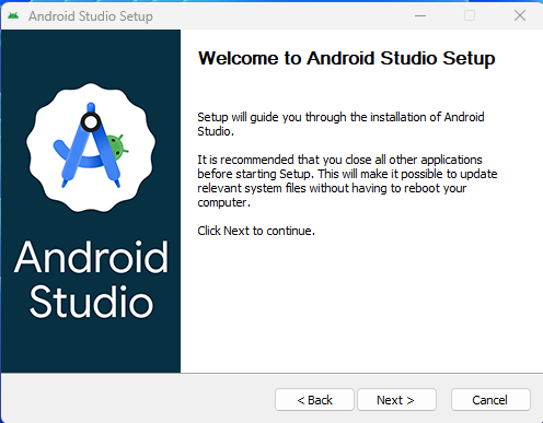 Android Studio 安装欢迎页示例